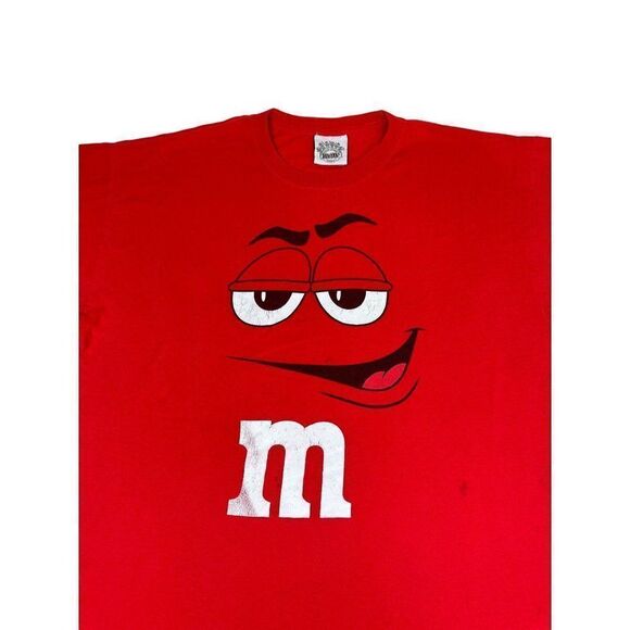 M&M's Chocolate Candy T-Shirt Red XL - Picture 1 of 9